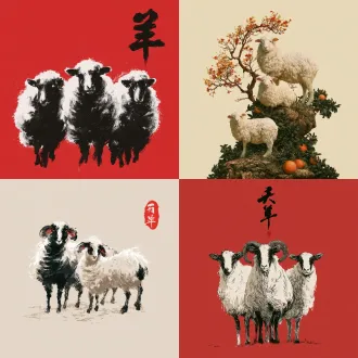 我需要做一个羊年的文创产品，你帮我从羊这个字出发，或者是从三阳开泰这种成语出发，帮我设计一个文创产品出来。