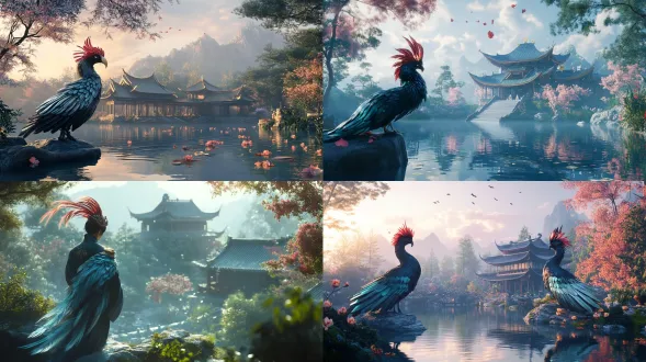 写实唯美，中国宋式美学风格，画面干净清晰。8k像素，