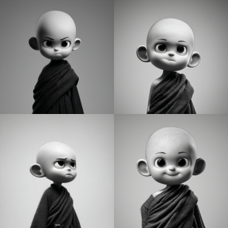 "侧眼凝视，白色纯色背景，微表情，不悦，近距离特写，戏剧性灯光，高对比度，冷色调，35mm镜头，浅景深，微妙张力，人物居中，简约构图，锐利焦点，情绪化，中性服装，自然妆容，静止瞬间"