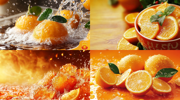 只要纯橘黄色的底背景图片