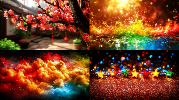 生成这种耀酷的纯背景