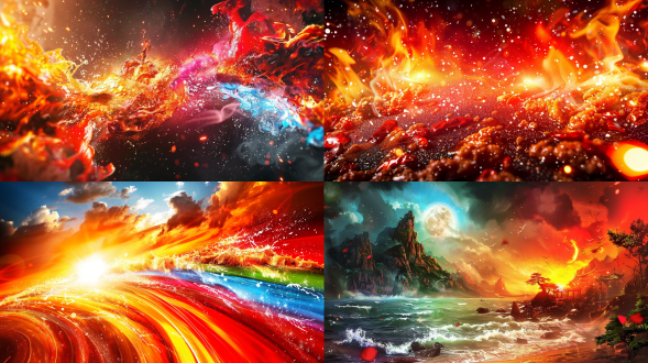 生成这种耀酷的纯背景