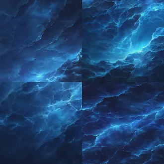 材质特写，上古寒铁矿石，通体幽蓝泛冷光，寒气缭绕，坚硬如神铁，冰封质感，暗黑国风玄幻，干净背景，高清8k