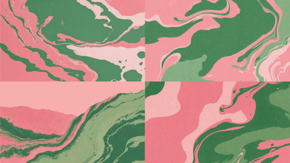 paper marbling, 1960s illustration, pink and green colour palette, ffffound, dreamy aesthetic, sam leach, detail shot, igneous rock, by edward p. beard jr. , tumblr aesthetic, camouflage made of love, ( ( extreme detail ) ), full color catalog print, folded, lizzo, silkscreen, 7 0 - s