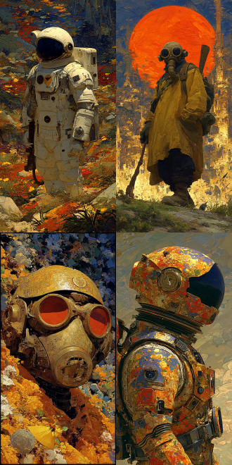 crazy，minimalist drawing depicting sci-fi character