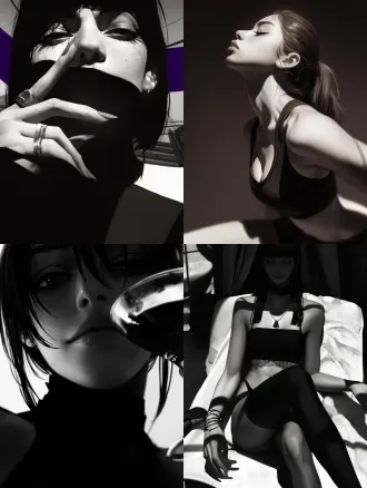一个美女