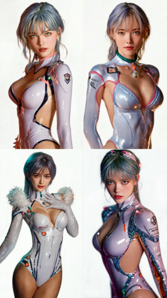 victoria’s secret angel on the show 2080，电影灯光，画质清晰，电影画质，干净的背景趋势，8k smooth。