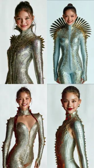 时尚摄影，真人写真，victoria’s secret angel on the show 2050，全景全身照，电影级人物化妆，欧美妆，戏剧感，电影级灯光设计，伦勃朗光，干净的背景趋势，精致感 、胶片质感，锐利焦点，先锋艺术，超现实，8k smooth，杰作。