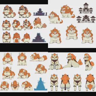 帮我生成一组底视图