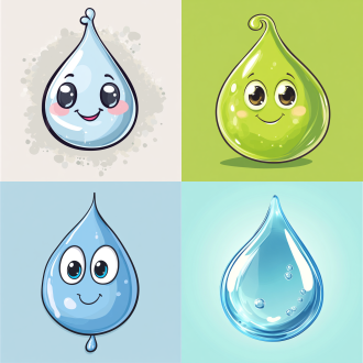 蜻蜓点水卡通图片