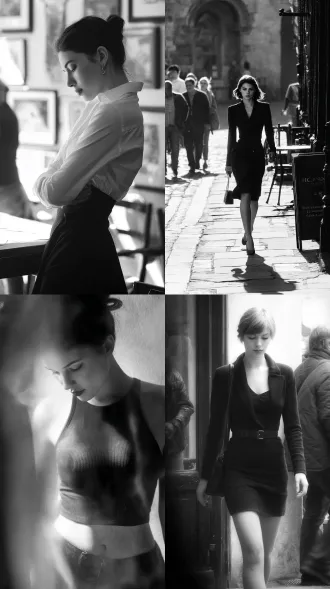 女人，她那微妙多变的表情，透露出内心的情感波澜。凹凸有致的身材，在光影交错中更显迷人。精心挑选的服装，完美契合她的气质与场合，或优雅，或干练。每一个动作，都如同精心编排的舞蹈，流畅而充满魅力。她所处的场景，或温馨，或冷峻，都与她的氛围相得益彰。恰到好处的灯光，为她披上一层梦幻的光晕。画质的清晰度，如同将观者拉入一个真实的艺术世界。而独特的风格，更是为这画面打上了不可复制的烙印。