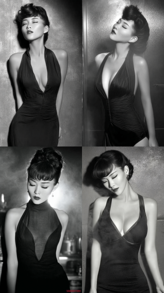 大师风格，黑白胶片，暗调背景，柔和侧光，高对比度，细腻颗粒，忧郁眼神，中性色调，经典构图，深沉氛围，自然光影，低调奢华，人物特写，微妙阴影，怀旧质感，胶片噪点，情感传达，静谧场景，高光细节，深邃表情，艺术摄影，经典黑白，50mm镜头，低饱和度，高锐度，柔焦效果，胶片颗粒，暗角效果，情绪张力。