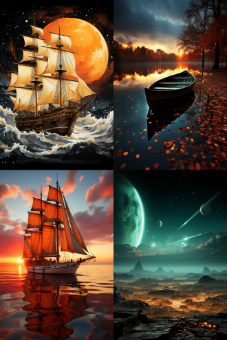 轻舟孤帆，行云走天涯。古道星辉怎斗量？长河落尽铅华。 五更码字触屏，虚拟人海沉浮。秋山几句心咒，满眼功名尘土。