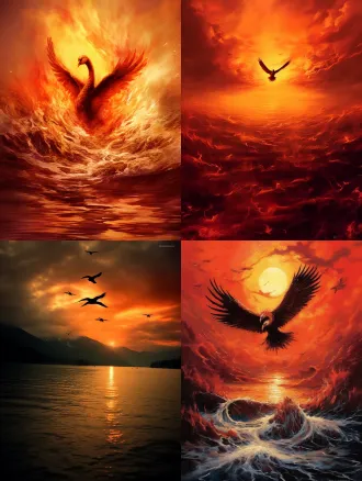 累世纷扰何时了？梦里朱雀玄武。 纵人间烟火，天灾地焚，焰山连座。 独钓千里峰，残阳斜，鱼沉雁落。 风急浊浪高，何处龙藏虎卧？ 奈何，路途遥遥，且丛容，云宽雨阔。 心海魔障重，苍茫水无边，轻舟已过。 不借闺中怨，掩落寞，谁人能说？ 夜漆黑，星河流瀑，十万金银错。