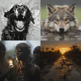 通顺达丰韵中申诉无门，法外逍遥者猖狂，夜半鬼哭狼嚎，天地怒火燃烧，黑暗角落被照亮，熊心豹胆无处借力搅浑水。高对比度，暗黑风格，城市夜景，低角度拍摄，广角镜头，动态模糊，冷色调，强烈阴影，人物愤怒表情，风衣飘扬，街头巷尾，霓虹闪烁，情绪激烈。