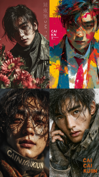 translates to "cai xukun" in english.