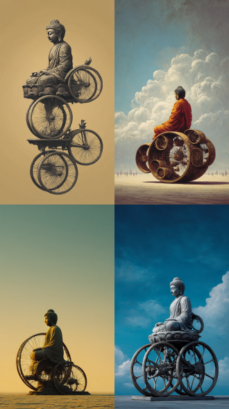 佛陀，三轮体空，超现实主义