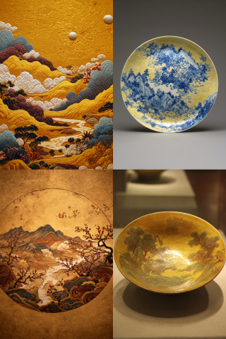 气流凝霜忽屏息，春山重叠无痕。 天地粉墨涂苍黄。 盘中奇巧，锦字回文，何处是罗城？ 焦桐裂帛传天籁， 云中可闻星月共语。 雪落无声送清秋， 寒梅着色，芝兰袖香，此刻成永恒。