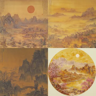 气流凝霜忽屏息，春山重叠无痕。 天地粉墨涂苍黄。 盘中奇巧，锦字回文，何处是罗城？ 焦桐裂帛传天籁， 云中可闻星月共语。 雪落无声送清秋， 寒梅着色，芝兰袖香，此刻成永恒。