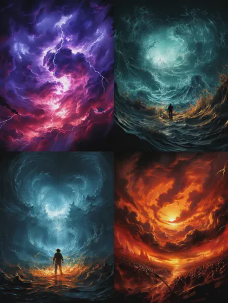 光年外，谁立创生柱？ 天地合、山崩海枯。 混沌初开，新世界、满眼洪荒路。 人造神、彼岸香火，星云璀璨，宇宙恒河沙数。 红尘流转，来生修几层浮屠？ 苦行僧、菩提顿悟，看破三字，不舍得、遂说法普渡。 贪嗔痴、功名利权，指缝沙漏，幻影泛音何处？