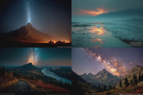 《解佩令·宇宙之光》 尘海弹丸，谁数星芒？ 山河迈步即巅峰。 大千世界，乾坤转，人神遥对。 俯仰间，眼底尽收。 穷极天地，时空无垠， 游四方、苦等万年灵光。 管他风雨，又如何，长啸而过。 历沧桑，心事抖落。