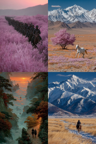 春风已过秋山，冬云暖阳，花开原上。 天马行空，元旦华彩乐章。 文风盛、太平共享；武德行、恩惠万方。 海陆空，千金烟散，宇宙微光。 启航，刻舟铭志，追日揽月，几度星霜？ 水深浪高，雨雪回旋惊险藏。 怎思量？千金烟散；归期遥、夜色苍茫。 青少年，鸿鹄声朗，翼宽路长。