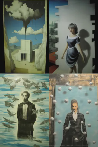 图片变成立体感的照片，背景自由想象，删除画上的黑色字体