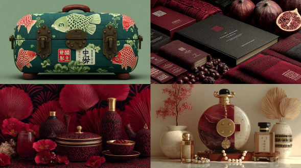 根据中国唐宋时期的文化审美，设计一个像食盒一样的礼品包，要求富有古典美，同时具有现代工艺的表达。充满文化气息，还有高档奢华的内敛。