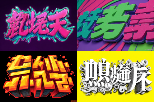 "弘建公装，立体字设计，纯色背景，漫画风格，密室元素，侦探元素，高对比度，粗线条，阴影效果，明亮色调，中心构图，动态视角，简洁有力，悬疑感，无衬线字体，平面设计，视觉冲击。"