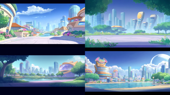 根据参考图设计游戏背景