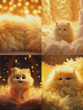 dreamworks animation style, ultra-detailed fluffy woolly fur texture, stop-motion felt aesthetic, warm golden lighting, cozy fairy tale atmosphere, volumetric light, 8k, shallow depth of field