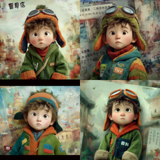 迪士尼3d风格的可爱男孩，圆润的脸型和富有表现力的大眼睛，眼神中充满好奇和智慧，穿着色彩鲜艳的冒险家服装，背景是充满魔法色彩的奇幻城堡，柔和的体积光照，皮克斯级别的材质渲染，角色设计充满亲和力，色彩温暖明亮，完美的构图比例