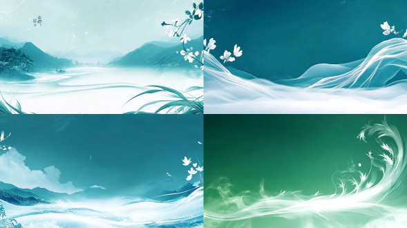 "ppt封面背景，简约构图，抽象写意风格，大师级光影，柔和渐变色彩，高级灰调，极简主义，几何元素，流动线条，高级质感，朦胧感，低饱和度，和谐统一，现代艺术，优雅氛围，微距镜头，浅景深，柔焦效果，自然光，平面设计感，沉稳情绪"