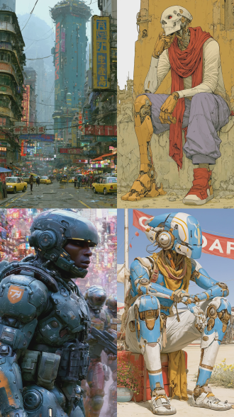 a city where cyborgs, enhanced with advanced prosthetics and implants, fight for their rights against a society that fears and misunderstands them.