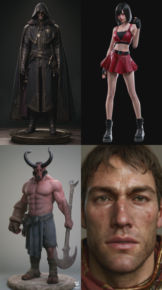 created with the 3d unreal engine 5. the overall style is extremely hot.
