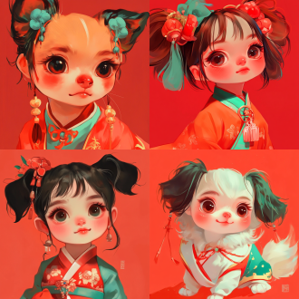 生成一直可爱的狗