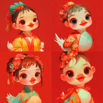 生成一直可爱的小鸭