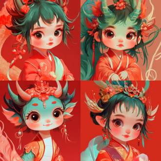 生成一直可爱的小龙