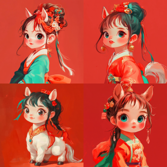 生成一直可爱的小马