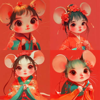 生成一直可爱的小鼠