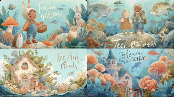 vintage storybook illustration(复古故事书插画), whimsical cute style(奇趣可爱风格), soft watercolor textures(柔和的水彩纹理), gentle outlines(柔和的轮廓线), limited color palette(有限的色彩范围), ample negative space(大量留白), charming and heartfelt(迷人而真挚), trending on artstation(艺术趋势), award-winning illustration(获奖插画级别)