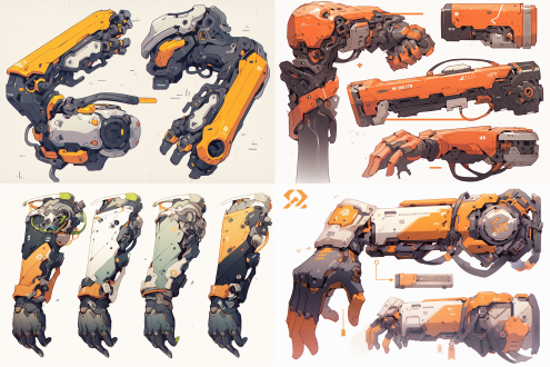 卡通科技机械臂