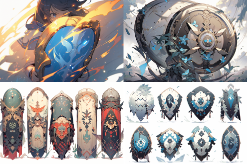 盾牌形状的精灵