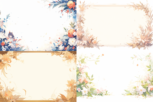 适合用于卷轴的标题边框