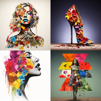 核心创意：摒弃具象的女性形象（如花朵，高跟鞋，嘴唇，超人标志等）和煽情口号，用抽象的光谱、流动的形态、多元的质感来象征女性身份的复杂、独特与无限延展的可能性。强调“光谱”概念，意指女性力量存在于广阔的光谱之间，没有单一标准。 主视觉：抽象的光谱带：设计一条柔和、流动、有韵律感的抽象色带，占据海报主要位置。这条色带不是彩虹色，而是由精心挑选的低饱和度、但质感丰富的邻近色组成。推荐配色方案：米白/燕麦色。 质感：色带可以融入微妙的肌理感（如纸张纹理、织物纹理） 整体风格：大面积留白，非对称性布局，无具象人物，克制用色