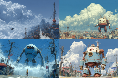 thecastle,cityscape,cloud,beatless,cloudy sky,city,mecha,machinery,smoke,robot,cable,gears,pipes,