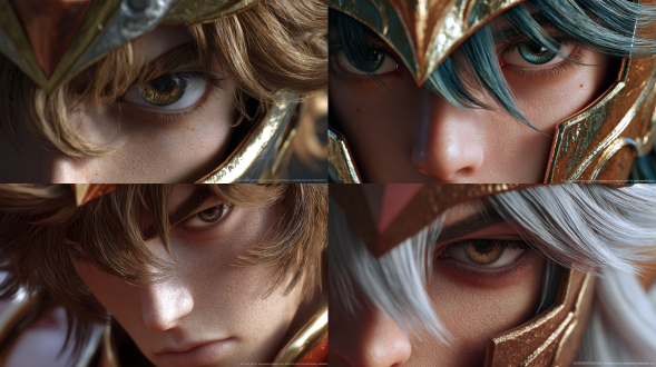 逼真，8k分辨率，（《圣斗士星矢》），3d艺术，3d渲染，zbrush，octanerender，8k画质，最佳品质，oc渲染，虚幻引擎，丰富背景，逼真细节，超级精细，cgsociety，逼真摄影，精细毛发，实拍，真实背景，数字艺术，独特个性，超级精细绘画，动态照明，高对比度，电影级照明，阴影，高光，锐利焦点，景深，高度精细，cgsociety趋势