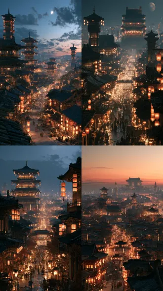 很多人站在大唐不夜城的灯火里，以为长安自古夜夜笙歌。
