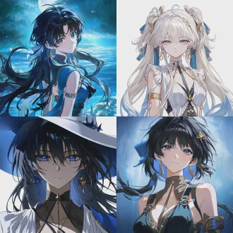 beauty from wuthering waves，high-definition game cg rendering
