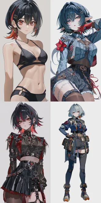 a beauty from zenless zone zero